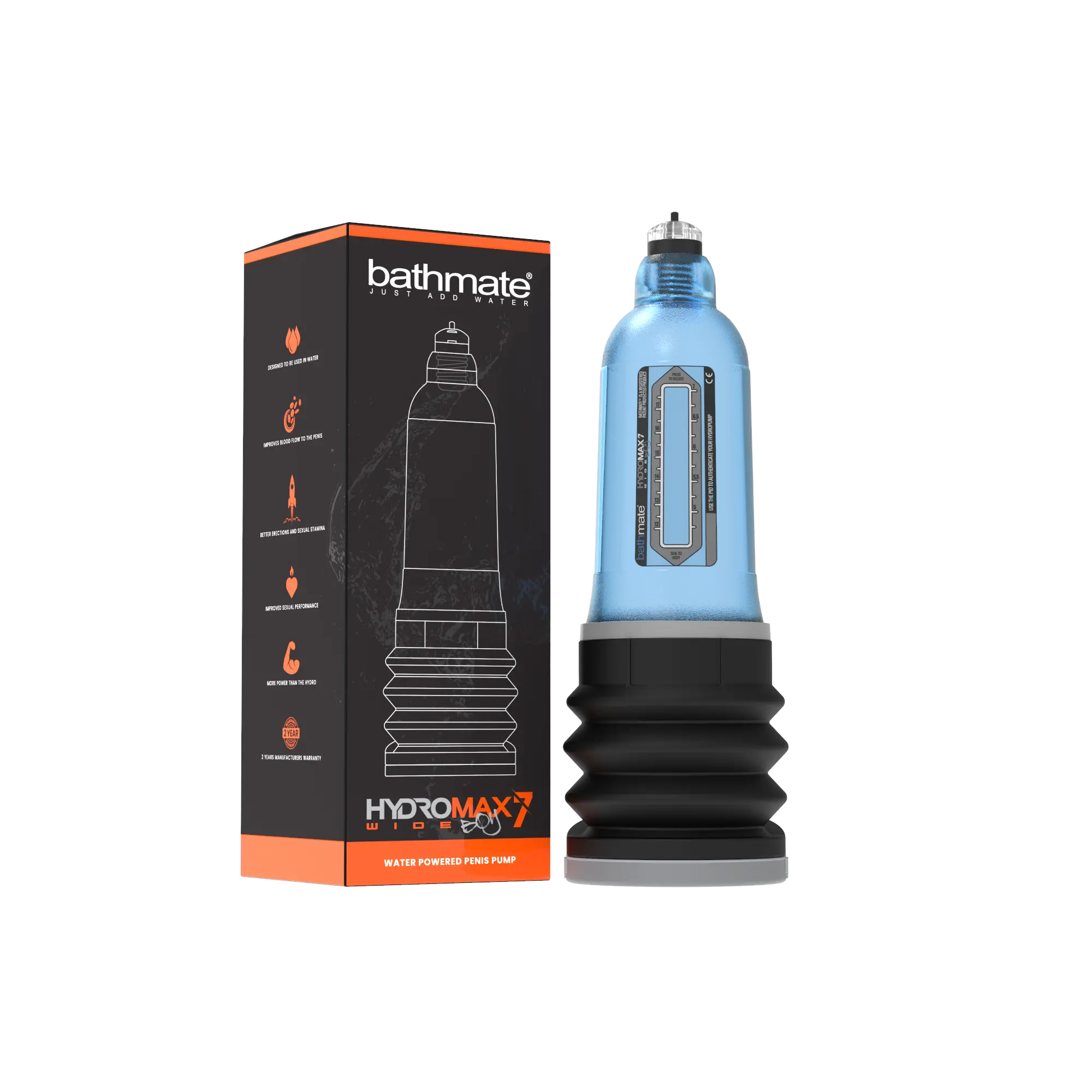 Hydromax7 Wide Boy Blue - Bathmate USA Official Retailer